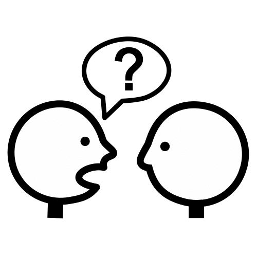 Personaje preguntando