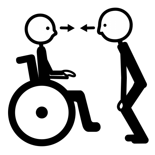 Pictograma de prestar atención.