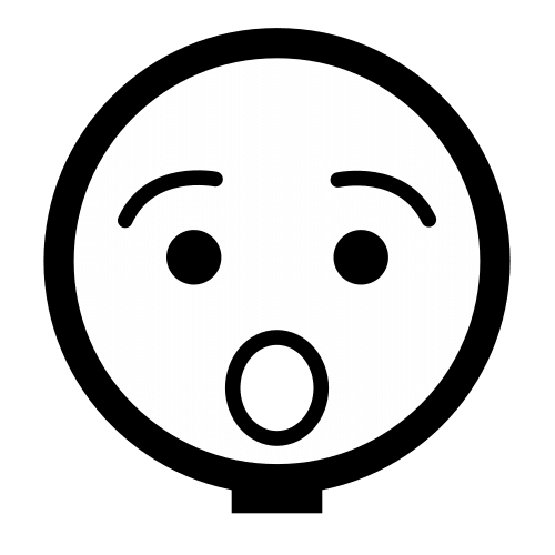 Pictograma de sorprendido